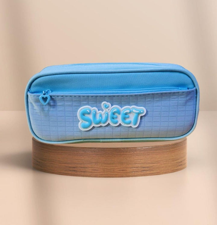 Sweet Dreams Pencil PouchSweet Dream Pencil PouchCrafty CuddleBlue pencil case with &