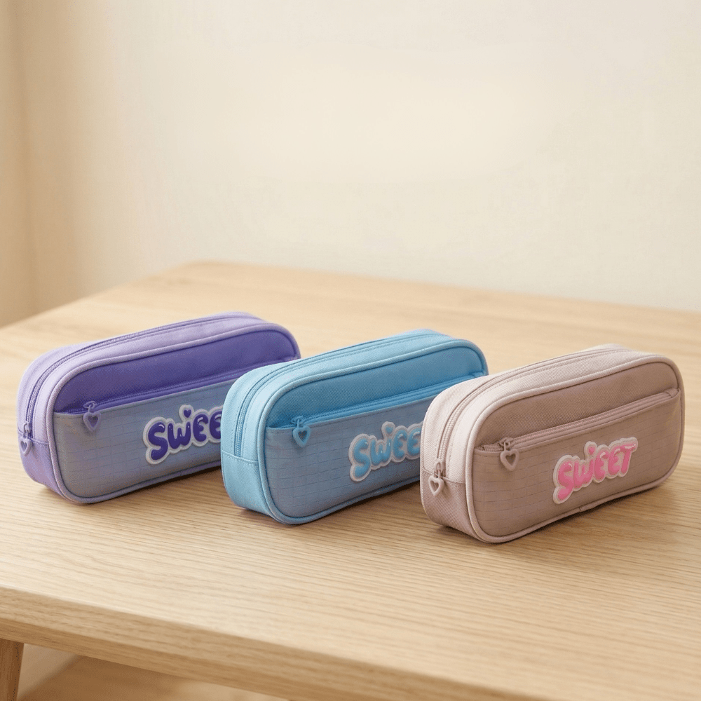 Sweet Dreams Pencil PouchSweet Dream Pencil PouchCrafty CuddleThree colorful pencil cases with &