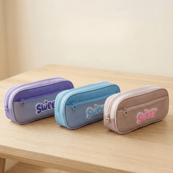 Sweet Dreams Pencil PouchSweet Dream Pencil PouchCrafty CuddleThree colorful pencil cases with &