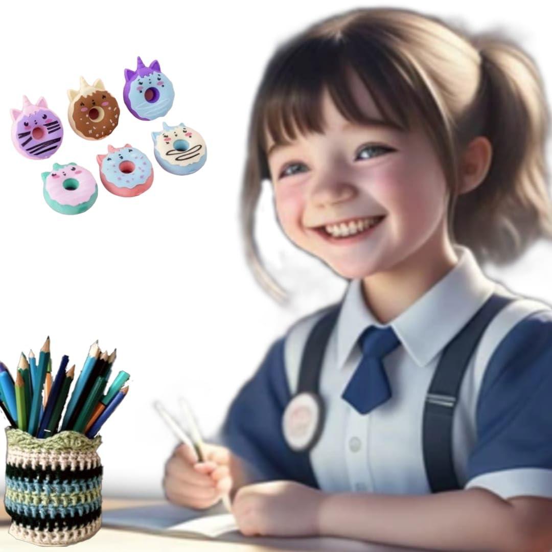Sweet & Squishy Donut Erasers 🍩✏️💖✨ - CRAFTY CUDDLESweet & Squishy Donut Erasers 🍩✏️💖✨product_type  for kids