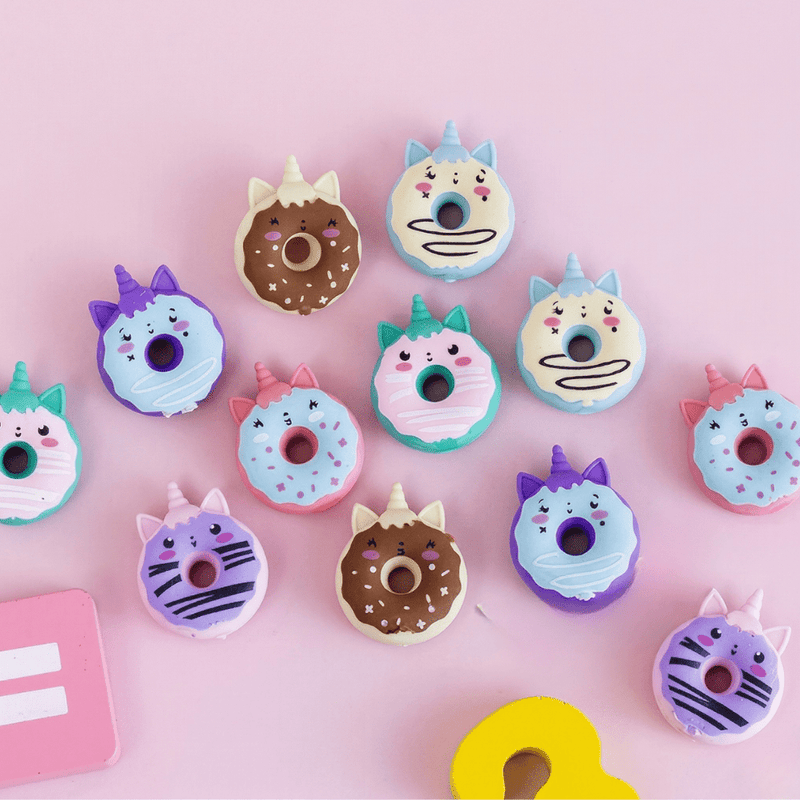 Sweet & Squishy Donut Erasers