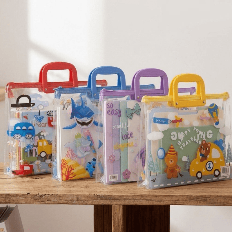 Transparent Kids Document Bag