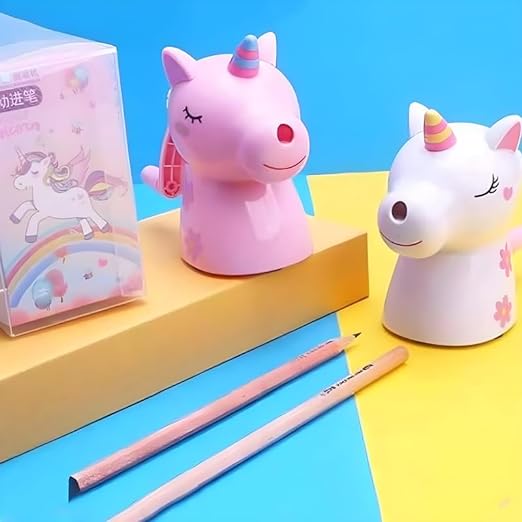Unicorn Manual Pencil Sharpener with Rotating Knob - CRAFTY CUDDLEUnicorn Manual Pencil Sharpener with Rotating Knobproduct_type  for kids