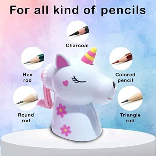 Unicorn Manual Pencil Sharpener with Rotating Knob - CRAFTY CUDDLEUnicorn Manual Pencil Sharpener with Rotating Knobproduct_type  for kids