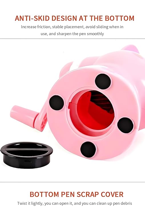 Unicorn Manual Pencil Sharpener with Rotating Knob - CRAFTY CUDDLEUnicorn Manual Pencil Sharpener with Rotating Knobproduct_type  for kids