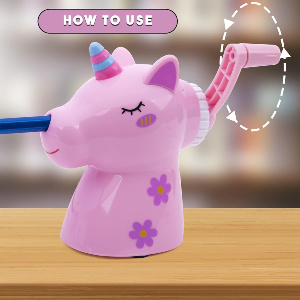 Unicorn Manual Pencil Sharpener with Rotating Knob - CRAFTY CUDDLEUnicorn Manual Pencil Sharpener with Rotating Knobproduct_type  for kids