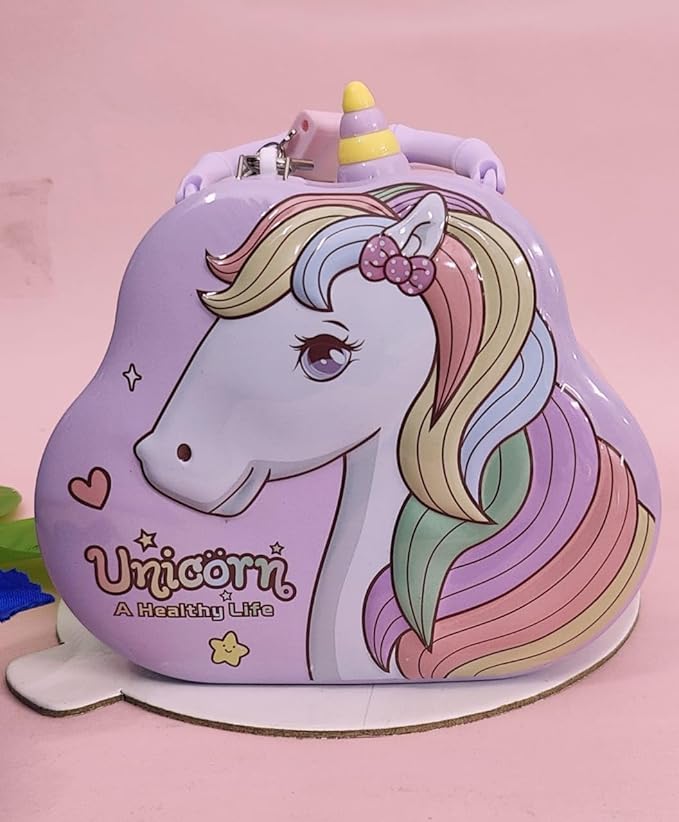 Unicorn Metal Piggy bank with Lock and Key - CRAFTY CUDDLEUnicorn Metal Piggy bank with Lock and Keyproduct_type  for kids