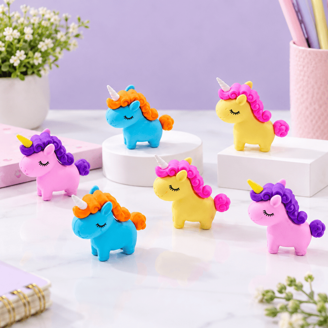 Unicorn Mini Erasers for KidsErasersCrafty CuddleUnicorn Mini Erasers for Kids1