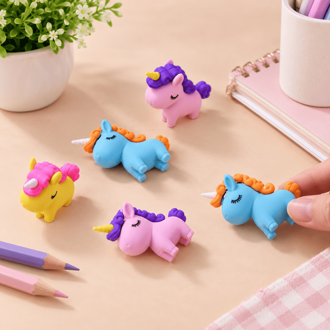 Unicorn Mini Erasers for KidsErasersCrafty CuddleUnicorn Mini Erasers for Kids1