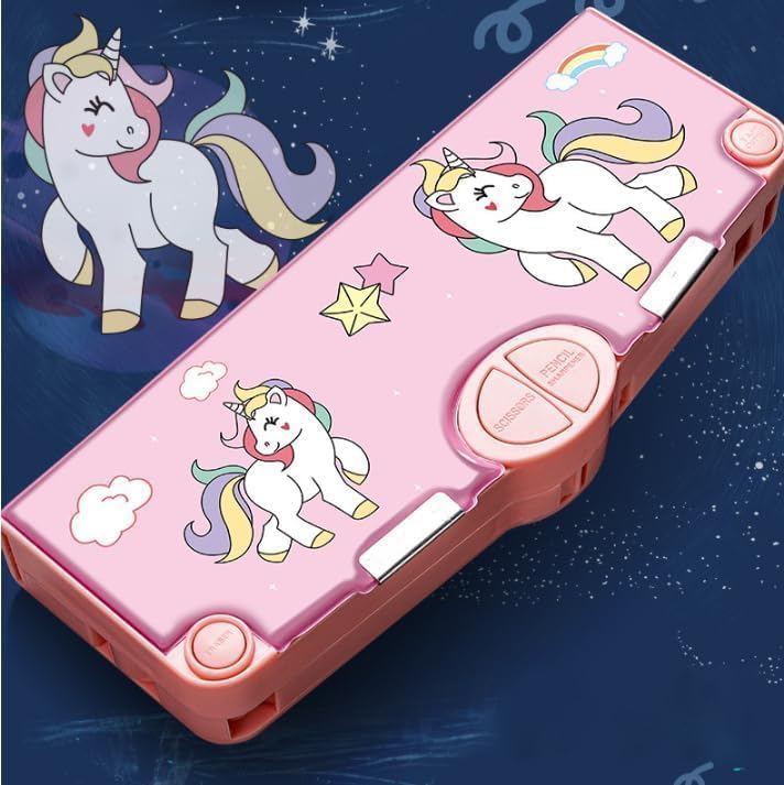 Unicorn Pink Pencil Box