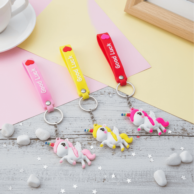 Unicorn Silicone Keychain