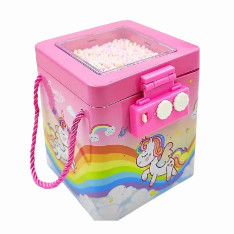Unicorn Theme Tin Piggy Bank