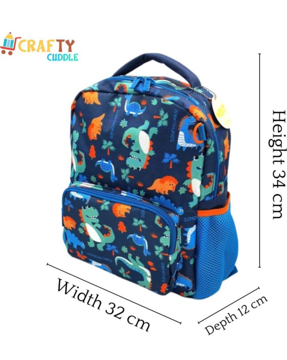 Vest Brand Dinosaur Theme School Bag - CRAFTY CUDDLEVest Brand Dinosaur Theme School Bagproduct_type  for kids