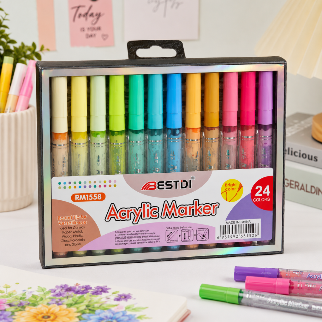 Vibrant Acrylic MarkersAcrylic Paint Markers, Acrylic Marker PensCrafty CuddleVibrant Acrylic MarkersAcrylic Markers 24acrylic paint pensacrylic paint pens set