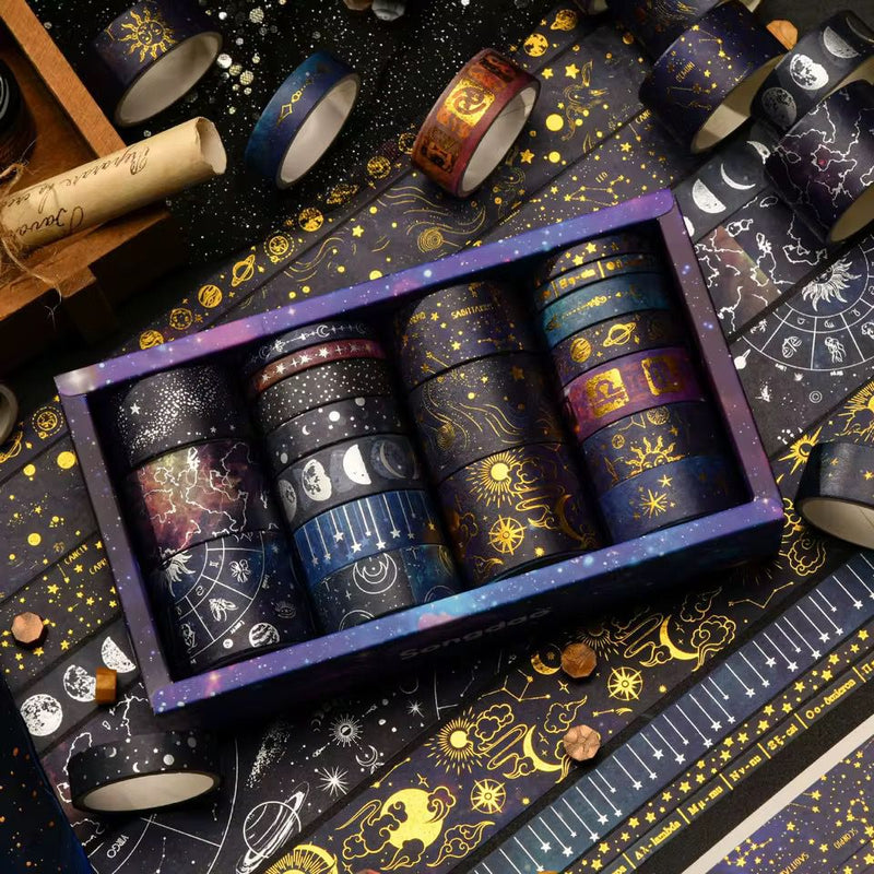 Washi Tape – 20 pcs Vast Universe Series