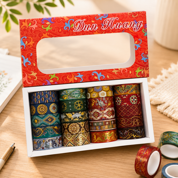 Washi Tape 20 Rolls – Dun Huang Art SeriesCrafty CuddleWashi Tape 20 Rolls – Dun Huang Art Series